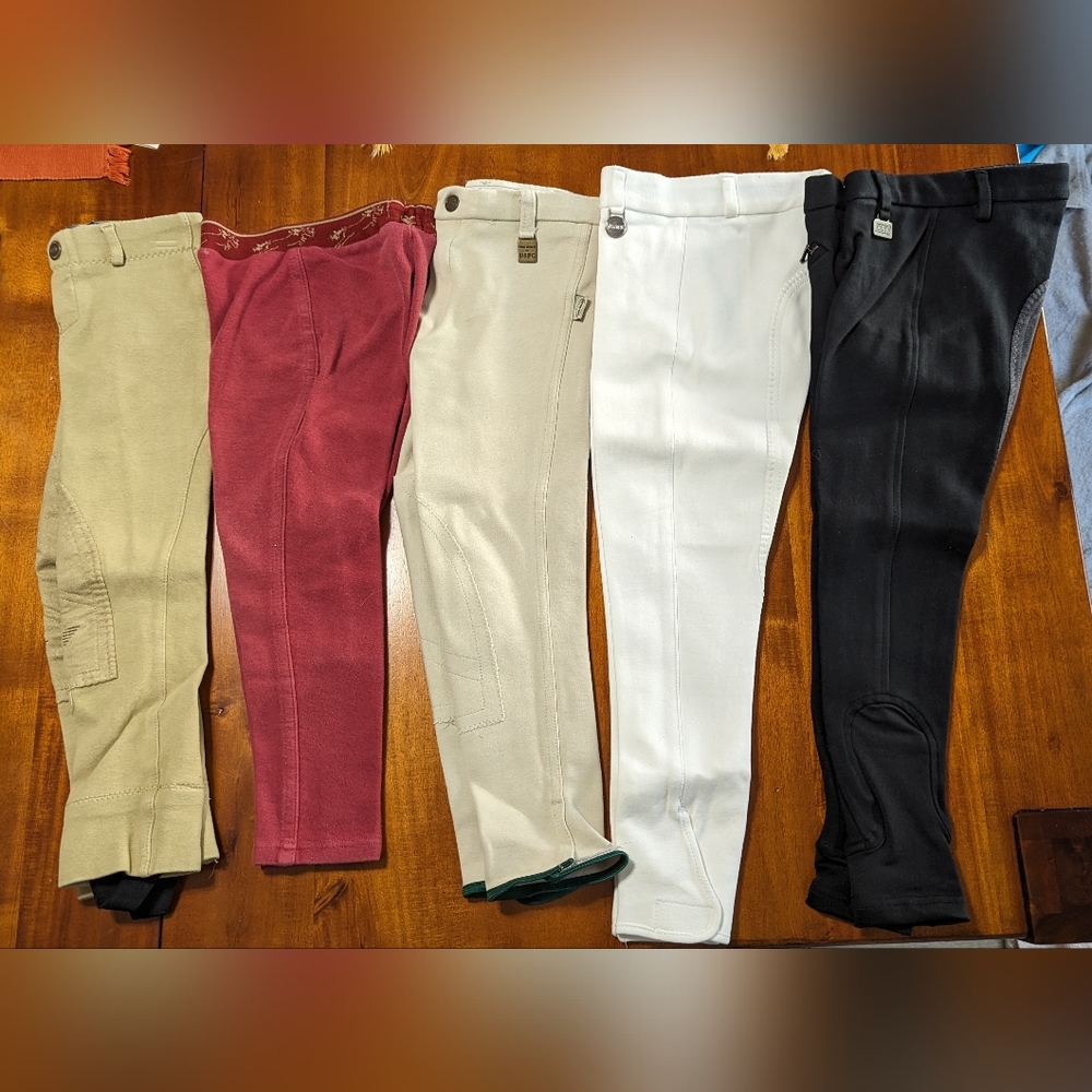 Children's Riding Breeches Lot